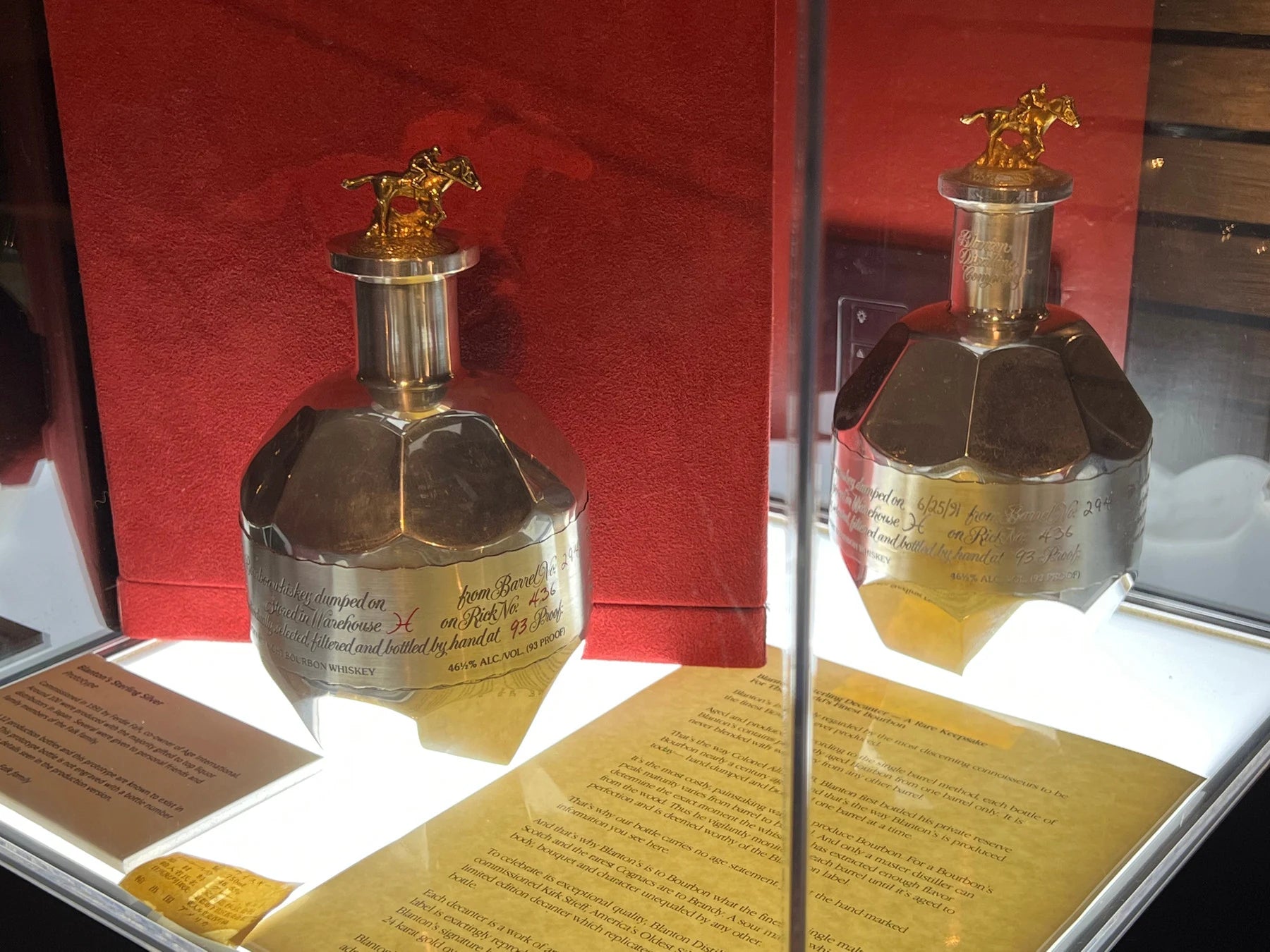 Dominic Guglielmi’s personal Blanton’s collection — photograph 3