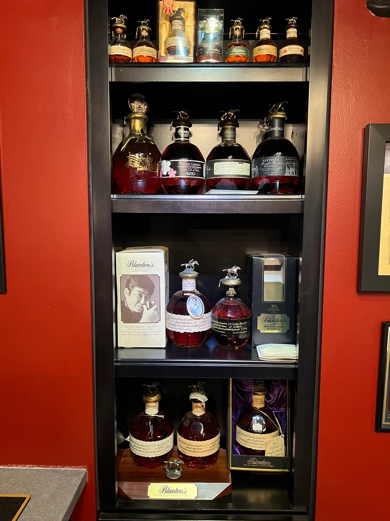 Dominic Guglielmi’s personal Blanton’s collection — photograph 5