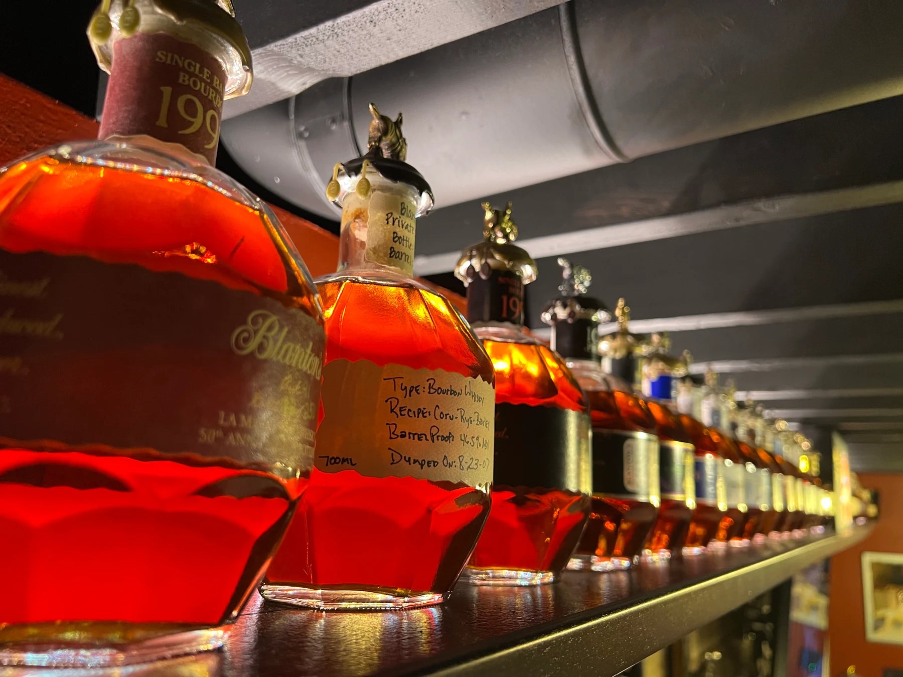 Dominic Guglielmi’s personal Blanton’s collection — photograph 12
