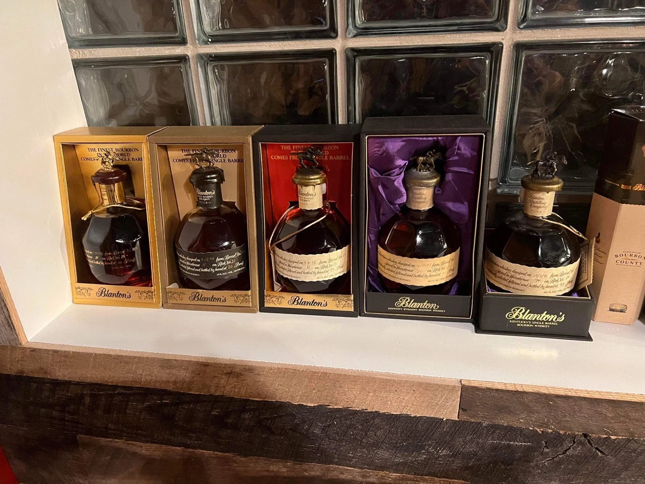 Dominic Guglielmi’s personal Blanton’s collection — photograph 11