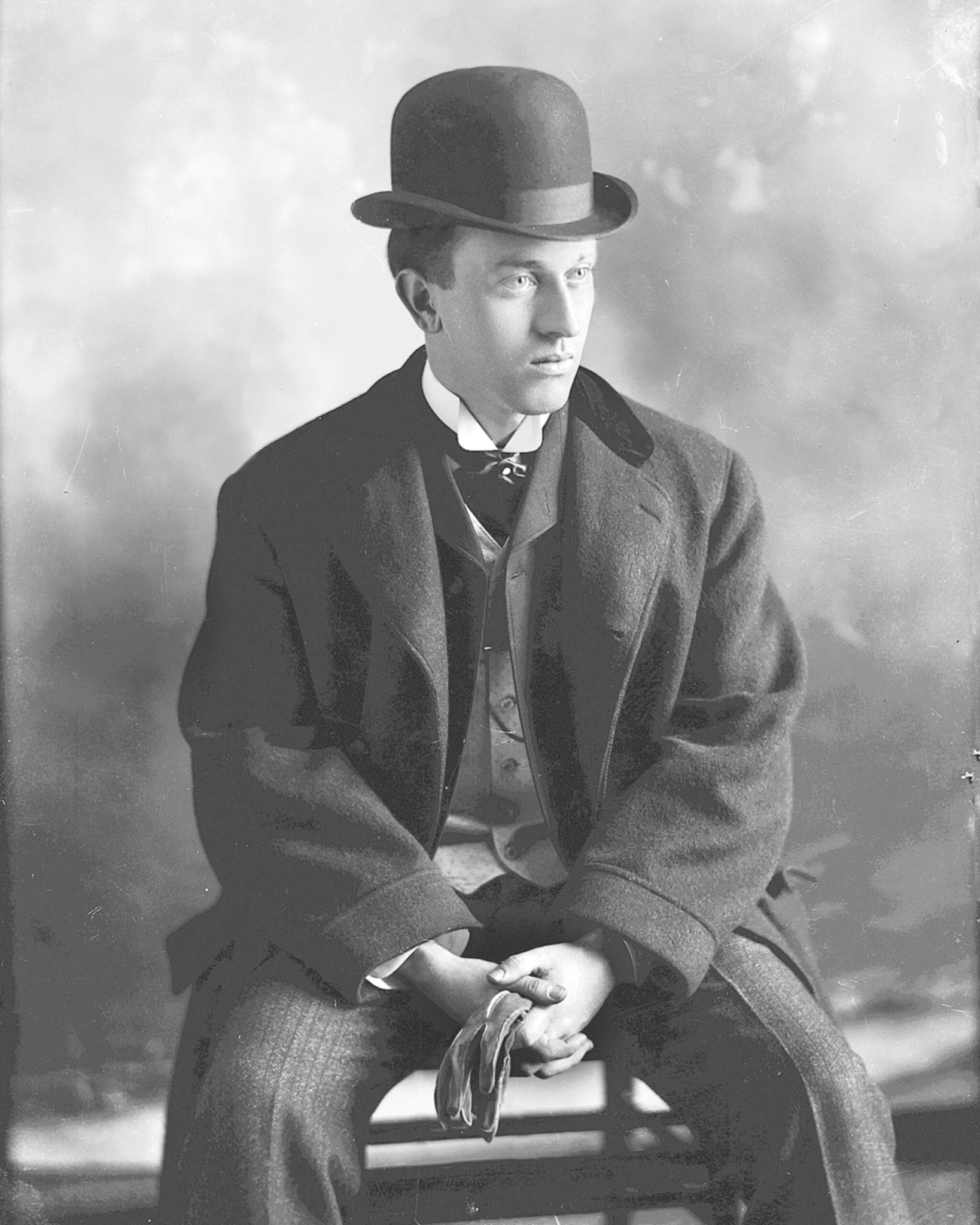 Black-and-white portrait of Colonel Albert Blanton
