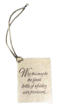 Early Blanton's hang tag booklet